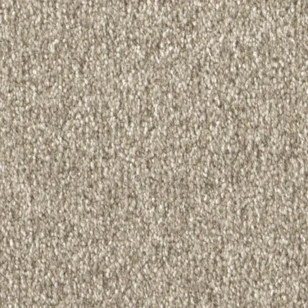 Draufsicht auf Vorwerk Celina 8L49 strand Teppichboden mit Preisschild 89,91 €/m²